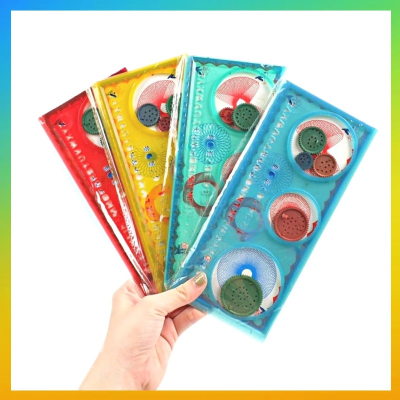 

Garisan Rotary Pattern Bunga / Penggaris Rotari Kembang / Magic Spirograph Geometric Ruler