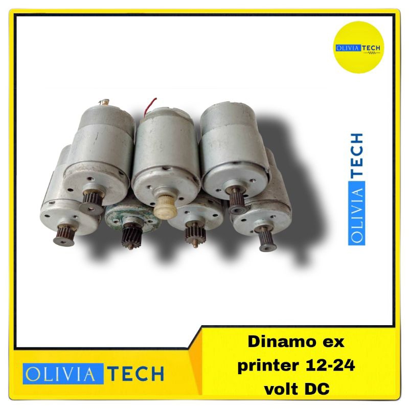 Dinamo ex printer 12-24 volt dc