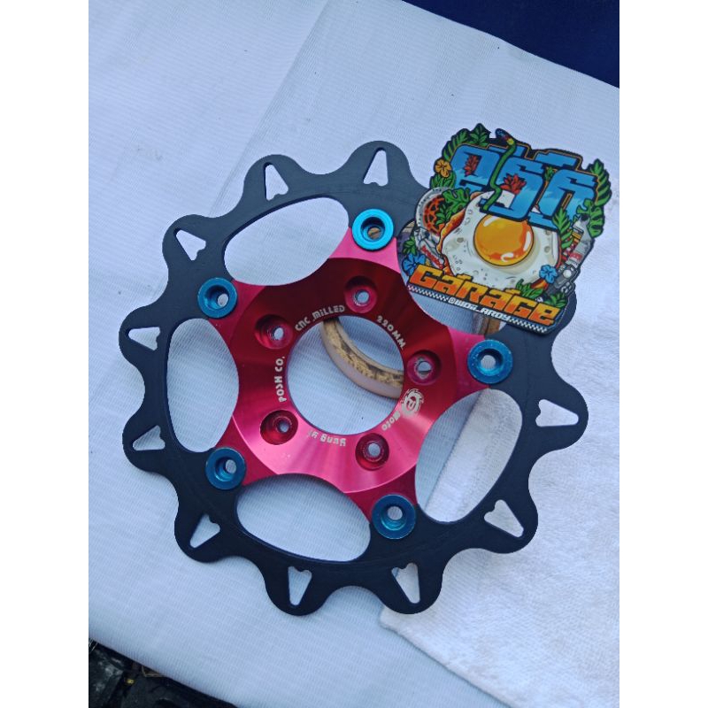 Disc 220mm supra/wave lubang 5 poshfactory/poshthailand/poshracing