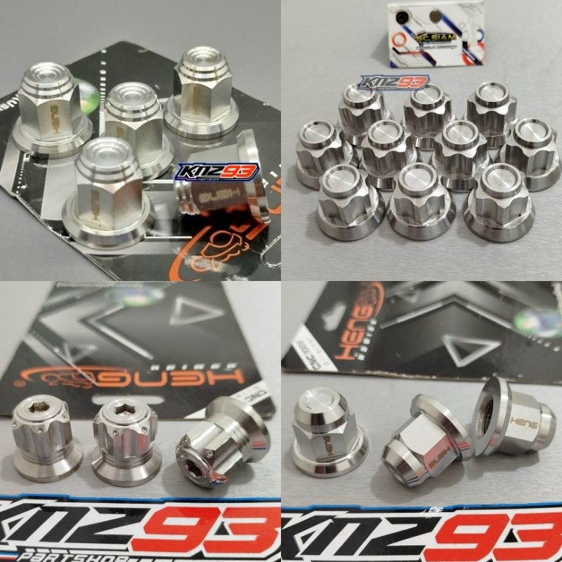 MUR AS RODA DEPAN BELAKANG RX KING RX SPESIAL RXZ MODEL TOPI PROBOLT STAINLESS ORIGINAL THAILAND