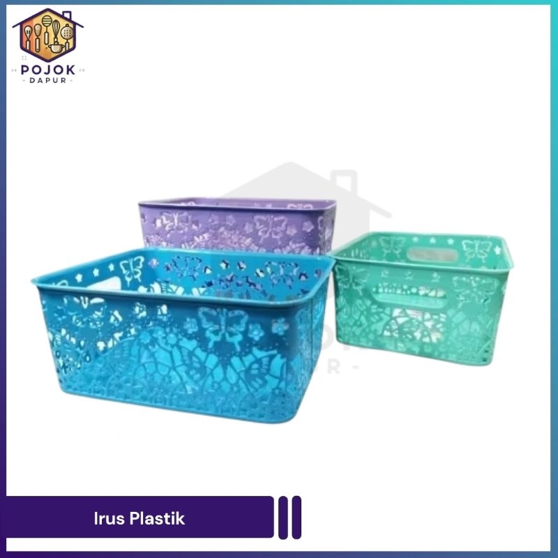 Keranjang Plastik Mainan Anak Picasso Serbaguna / Keranjang Tempat Sabun Mandi / Wadah alas Souvenir