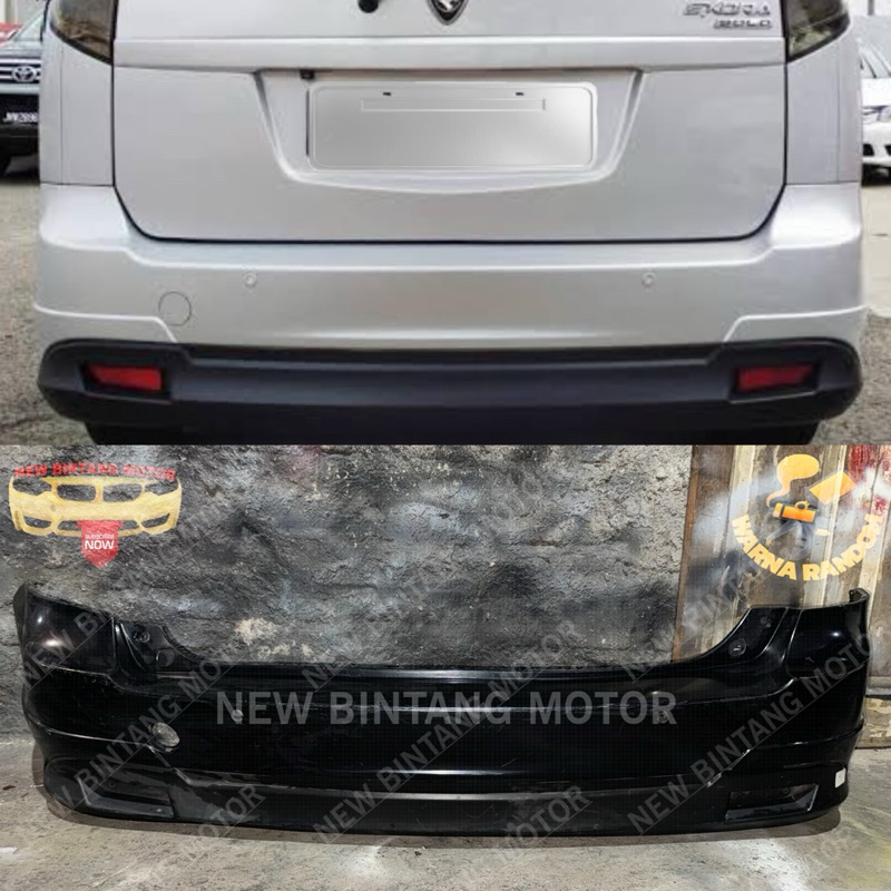 Bumper belakang proton exora bold facelift 2015 2018 original