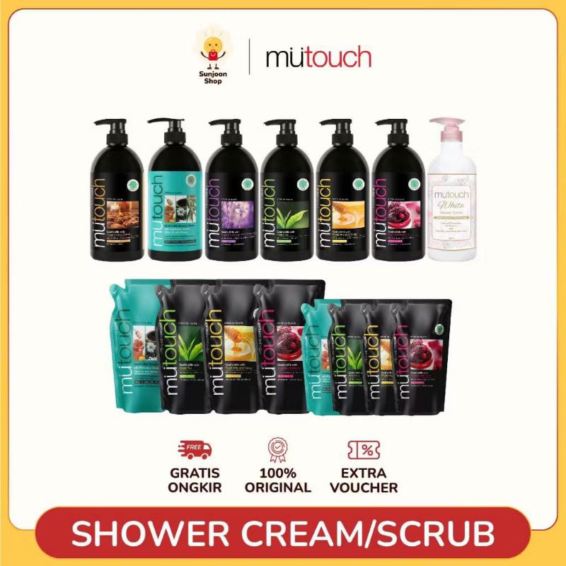 MUTOUCH SHOWER CREAM || SHOWER CREAM MUTOUCH MOISTURIZING