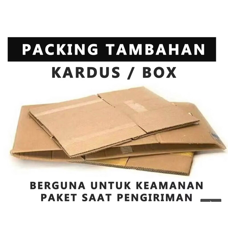 

Packing Kardus Tambahan Untuk Keamanan Paket Saat Pengiriman
