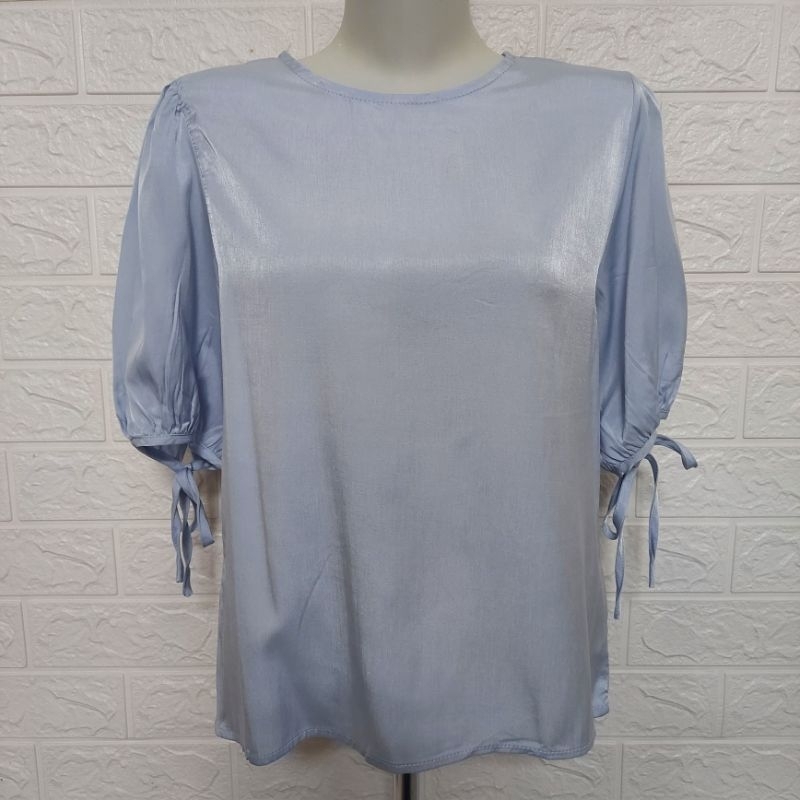 blouse bahan shimmer LAP Los Angeles Project