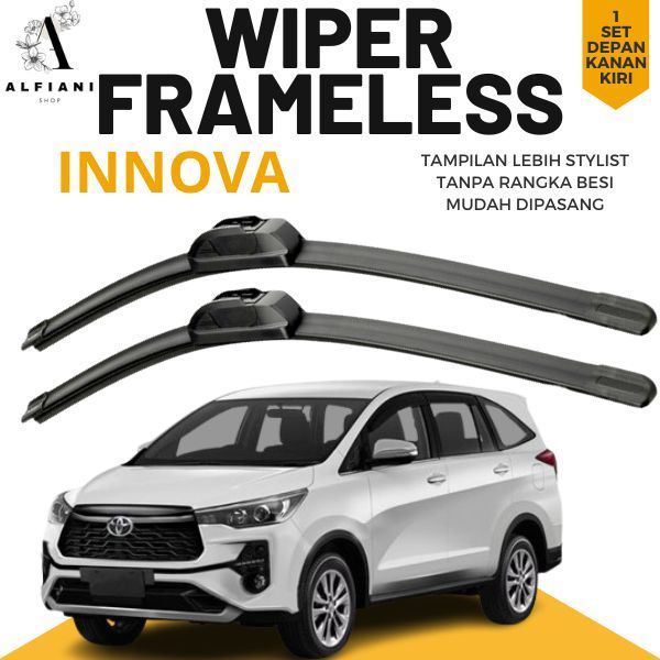 WIPER INNOVA REBORN WIPER INNOVA 2005 WIPER INNOVA LAMA WIPER INNOVA 2012 WIPER FRAMELESS SATU SET K