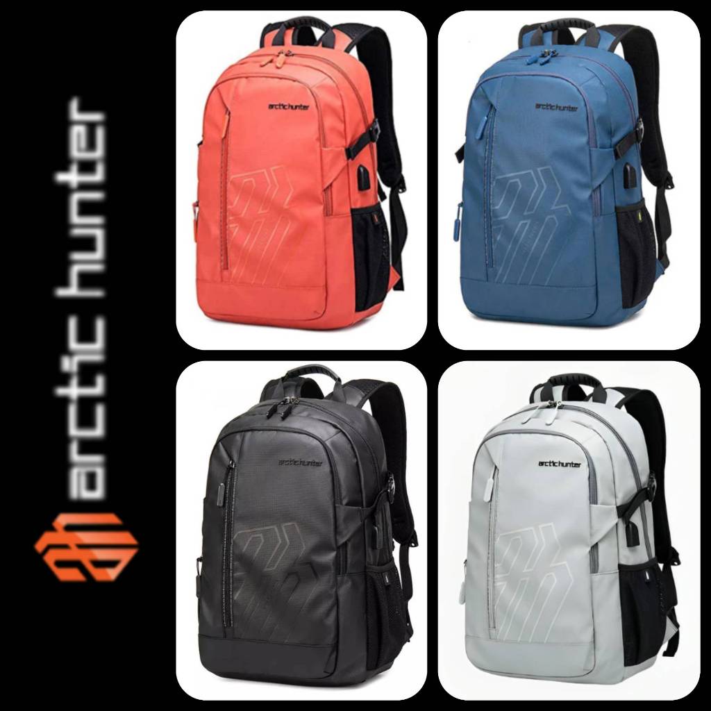 Arctic Hunter Exclusive Laptop backpack tas ransel pria wanita kekinian B 00387 eg az