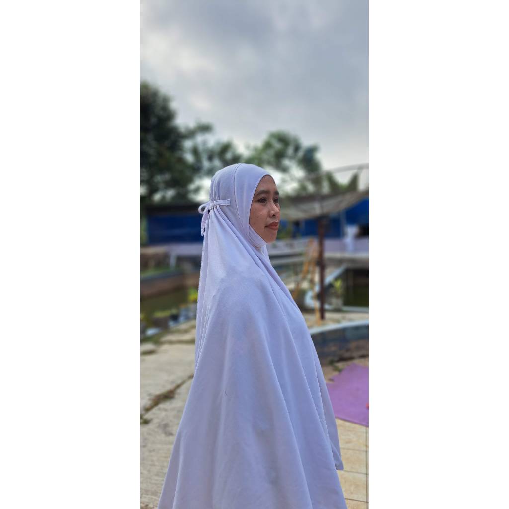 BERGO /KHIMAR/HIJAB SYAR'I/ JUMBO DAGU/MUKENA /UMROH HAJI VERSI TALI