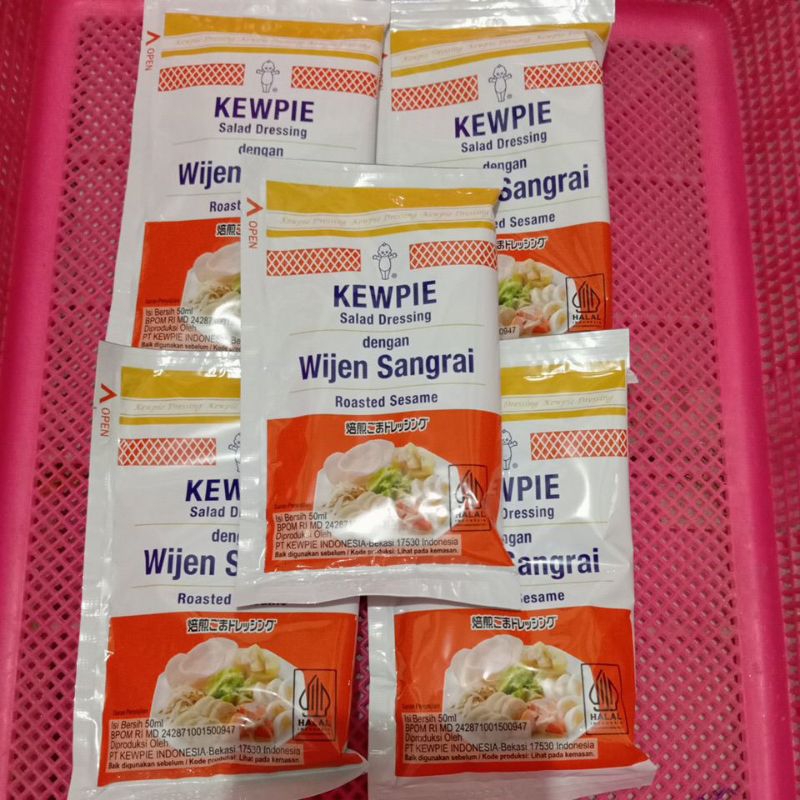 

KEWPIE SALAD DRESSING WIJEN SANGRAI 50 ml pack 1'S