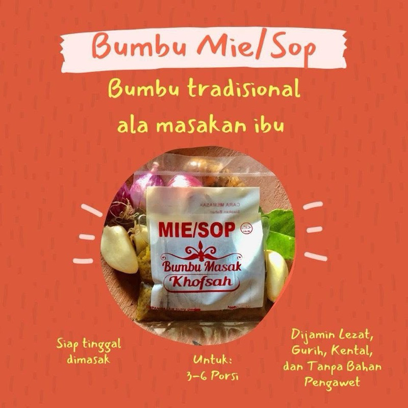 

Bumbu Masak Khofsah (BMK) Mie/Sop