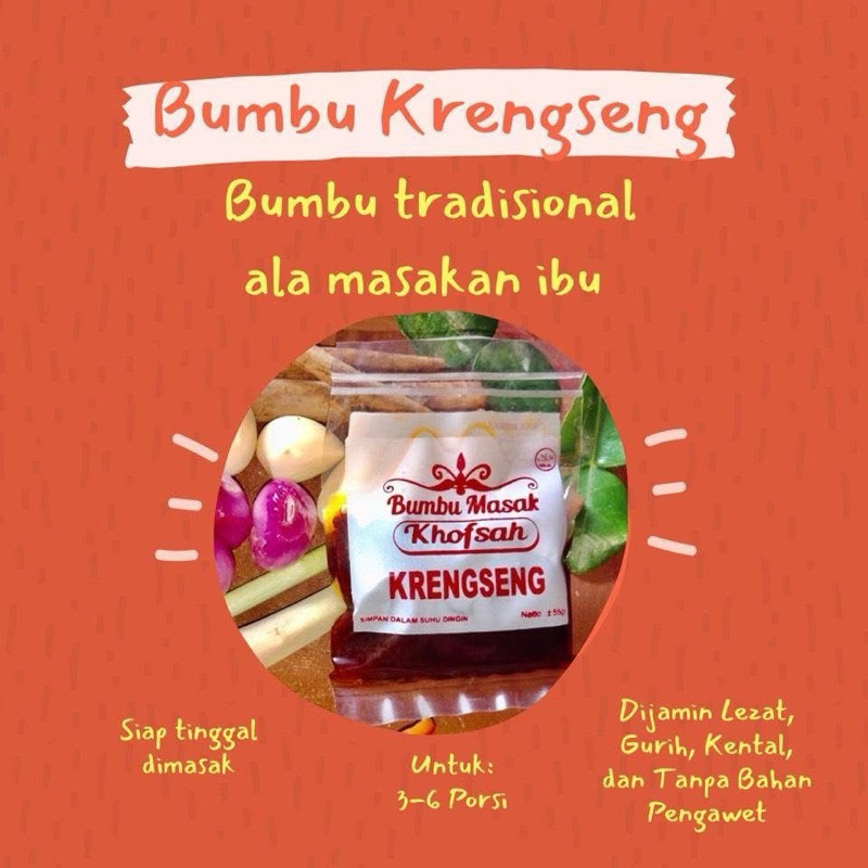 

Bumbu Masak khofsah (BMK) Krengseng
