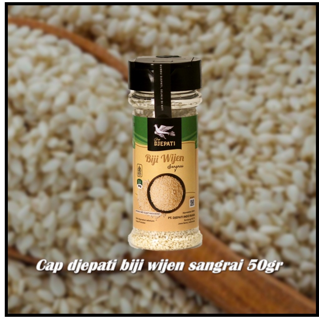 

Cap djepati biji wijen sangrai 50gr