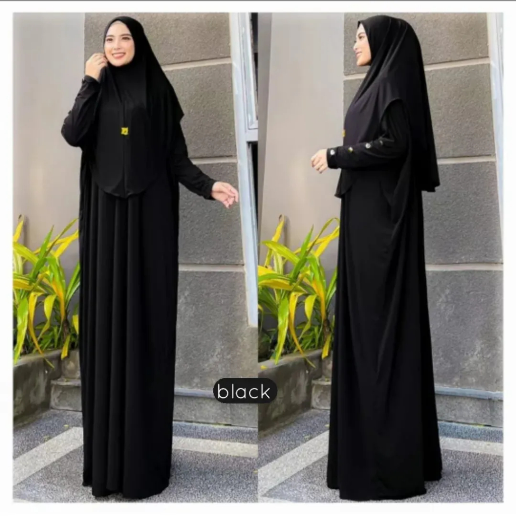 MA - SAQILA SET BERGO BAHAN JERSEY / GAMIS MODEL TERBARU 2025 / GAMIS WANITA JUMBO / GAMIS WANITA BU