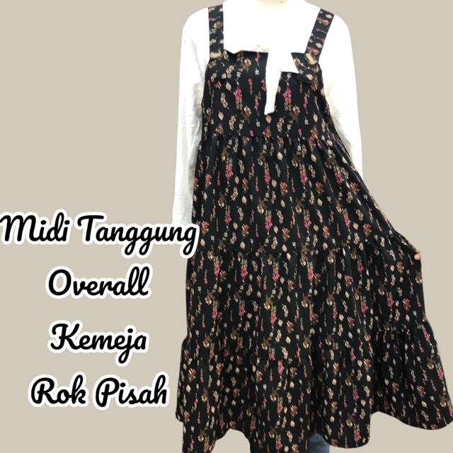 MIDI DRESS OVERALL TANGGUNG / MIDI DRESS ANAK TANGGUNG /  OVERALL ANAK TANGGUNG