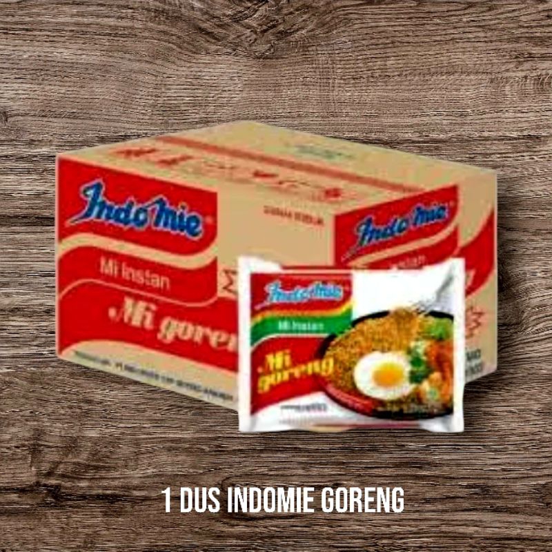 

INDOMIE GORENG 1 DUS ISI 40 PCS / KARTON