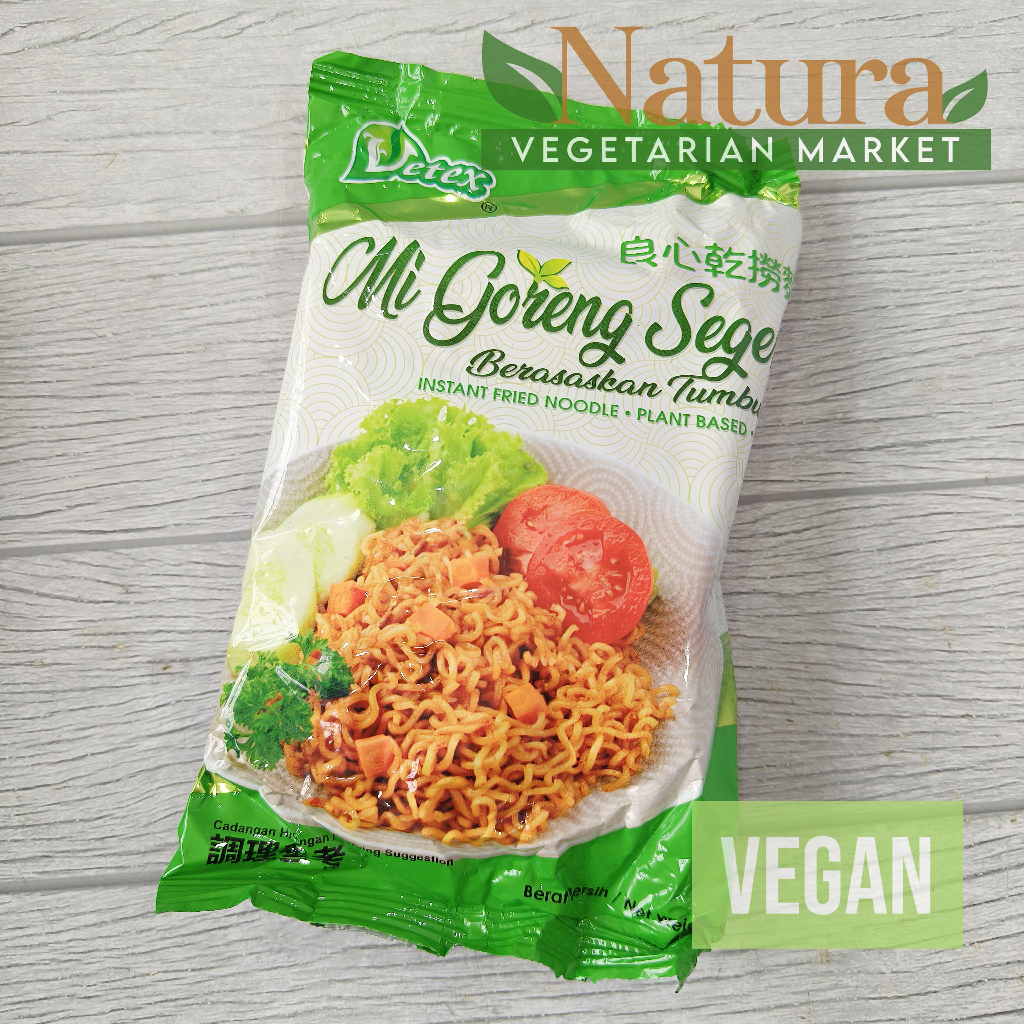 

Mie Instan Goreng Vetex 1 bungkus Plant Based Noodle Vegan Vegetarian