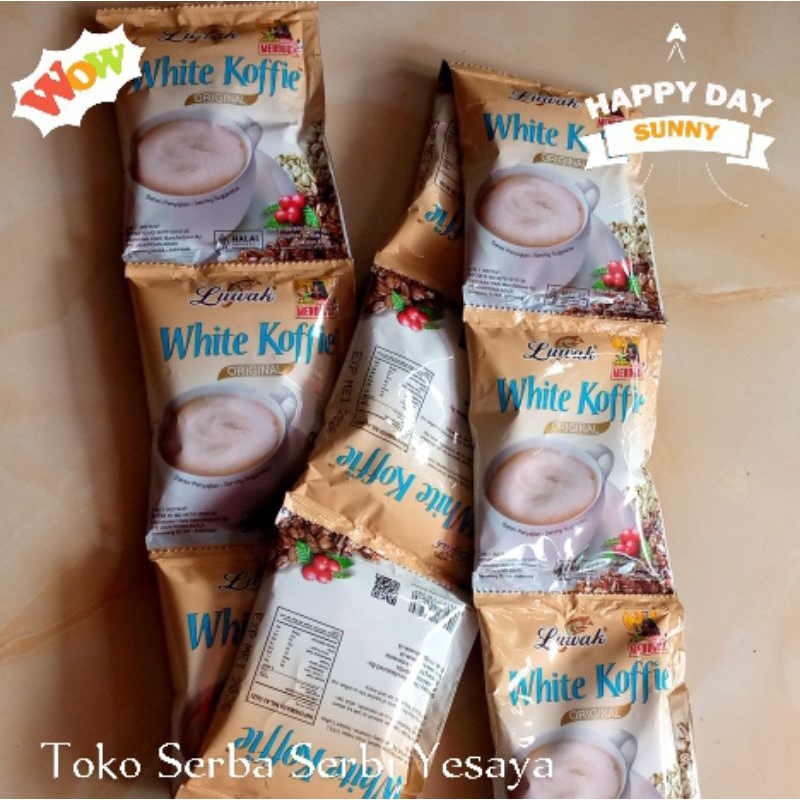 

Luwak White Koffie Original 3 in 1 Instant Renceng (10 sachet x 20 gram)