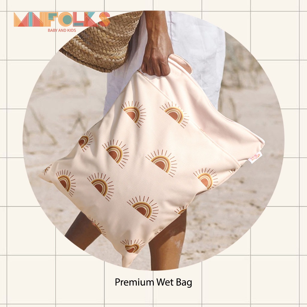 Minifolks AC349 - Premium Big Size Wet Bag / Tas Pouch Baju Kotor Basah Pampers