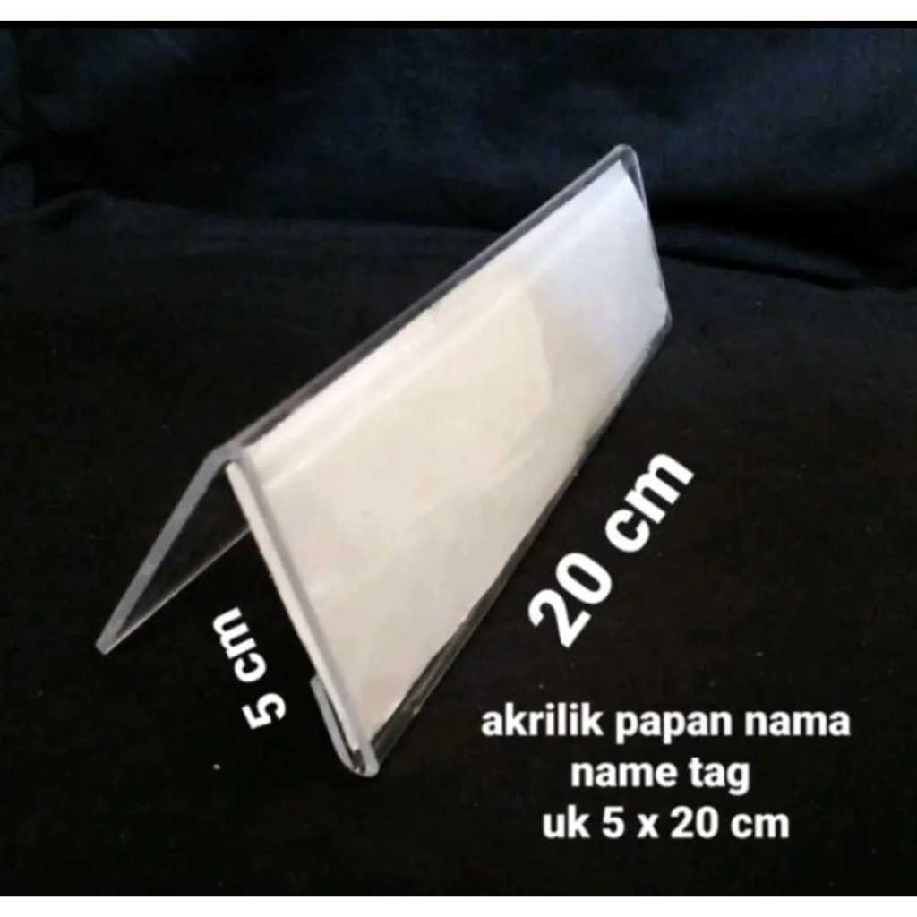 

AKRILIK PAPAN NAMA UKURAN 5x20CM DAPAT 5PCS