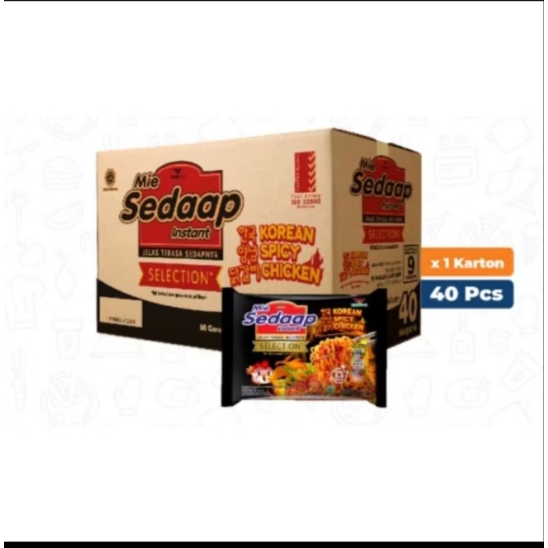 

mie sedaap Korean spicy selection 1 karton