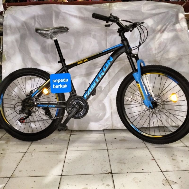 sepeda gunung sepeda MTB 24 Fastron f 260 DX 21 speed rem cakram
