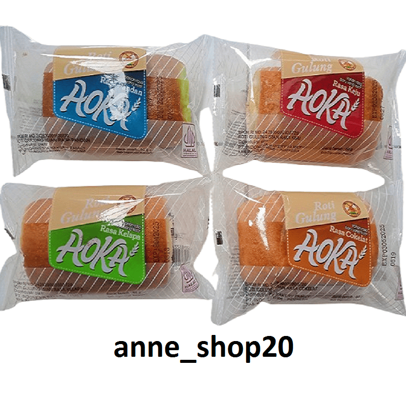 

Roti Aoka Gulung Varian Rasa 60 gr