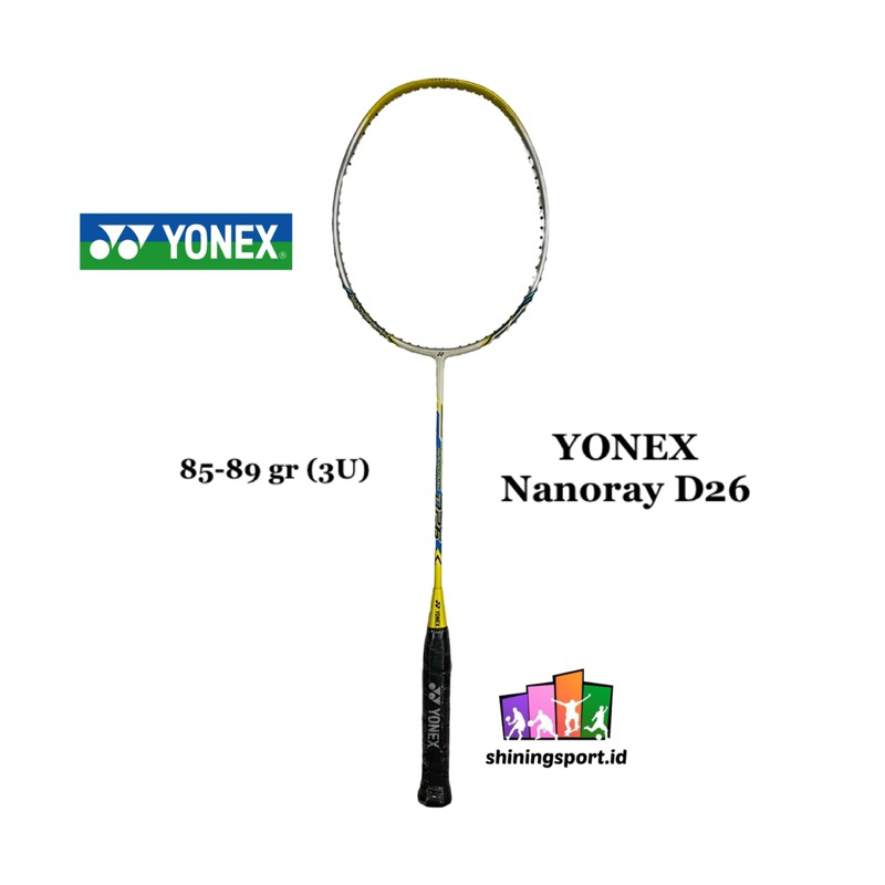 Raket Badminton Yonex Nanoray D26 (+ Free Towel Grip 2 pcs)