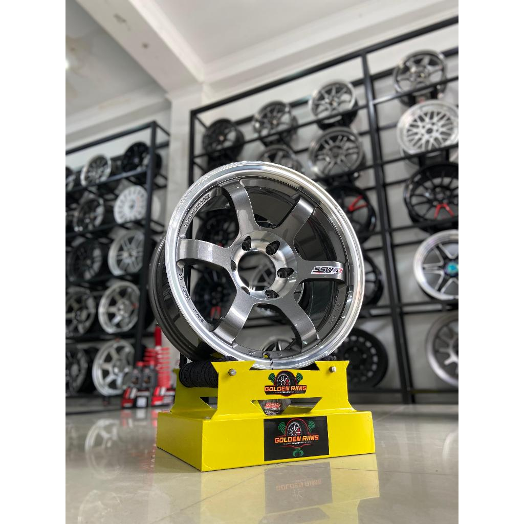 Velg Te37 progresive ring18 ssw s202 bisa untuk pajero fortuner hilux triton dll