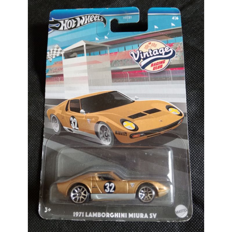 HOT WHEELS VINTAGE 1971 LAMBORGHINI MIURA SV