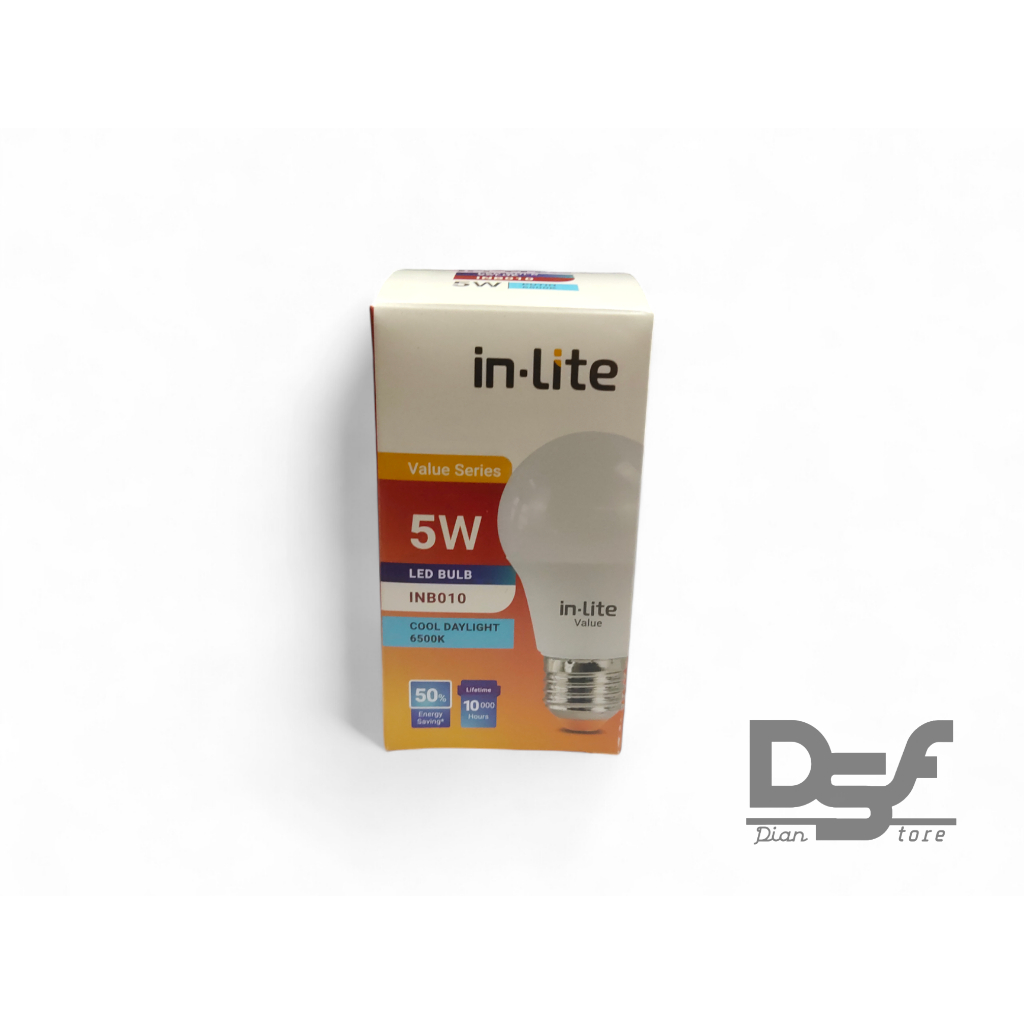InLite LED 5 watt / Lampu LED InLite Bulb Value 5 watt INB010 Bergaransi
