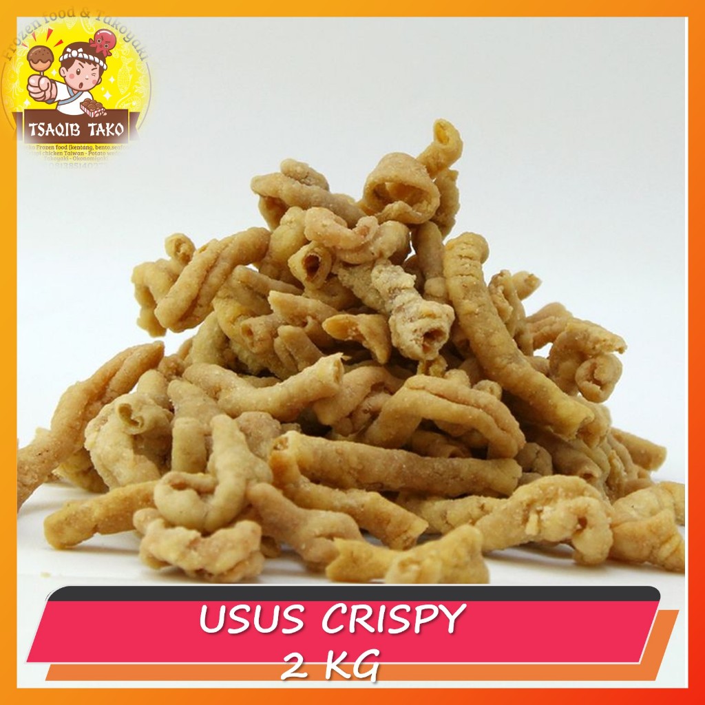 

1 BAL Usus Ayam Crispy 2 KG | Usus Ayam Goreng Crispy KERIPIK USUS