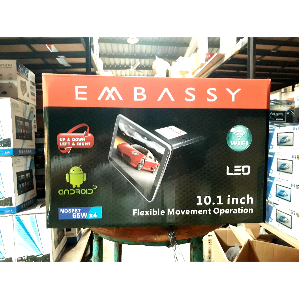Head Unit Android EMBASSY SUN RTR 10inch