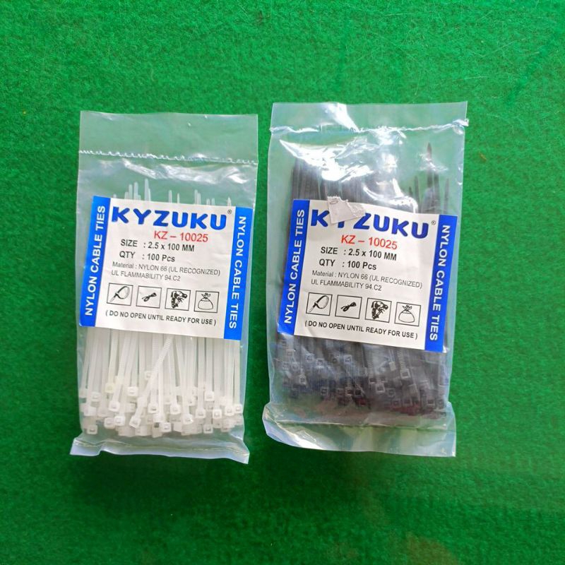 

Kyuzuku kabel ties UK 2.5x100mm