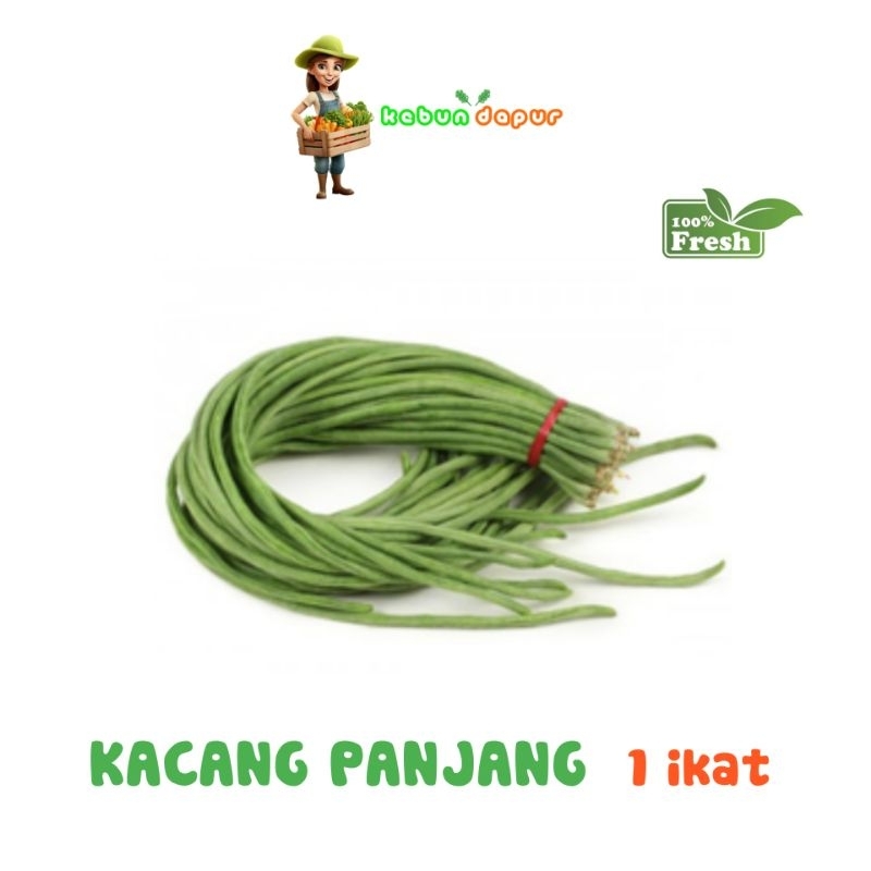

KACANG PANJANG HIJAU Harga per 1 ikat -Kebun Dapur-