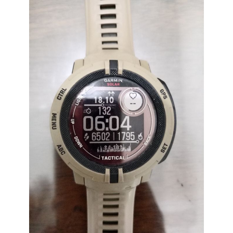 jam garmin instinct 2 solar tactical edition second original