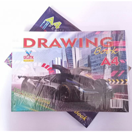 

BUKU GAMBAR A4 GELATIK 10 LEMBAR DRAWING BOOK 21 X 30 CM