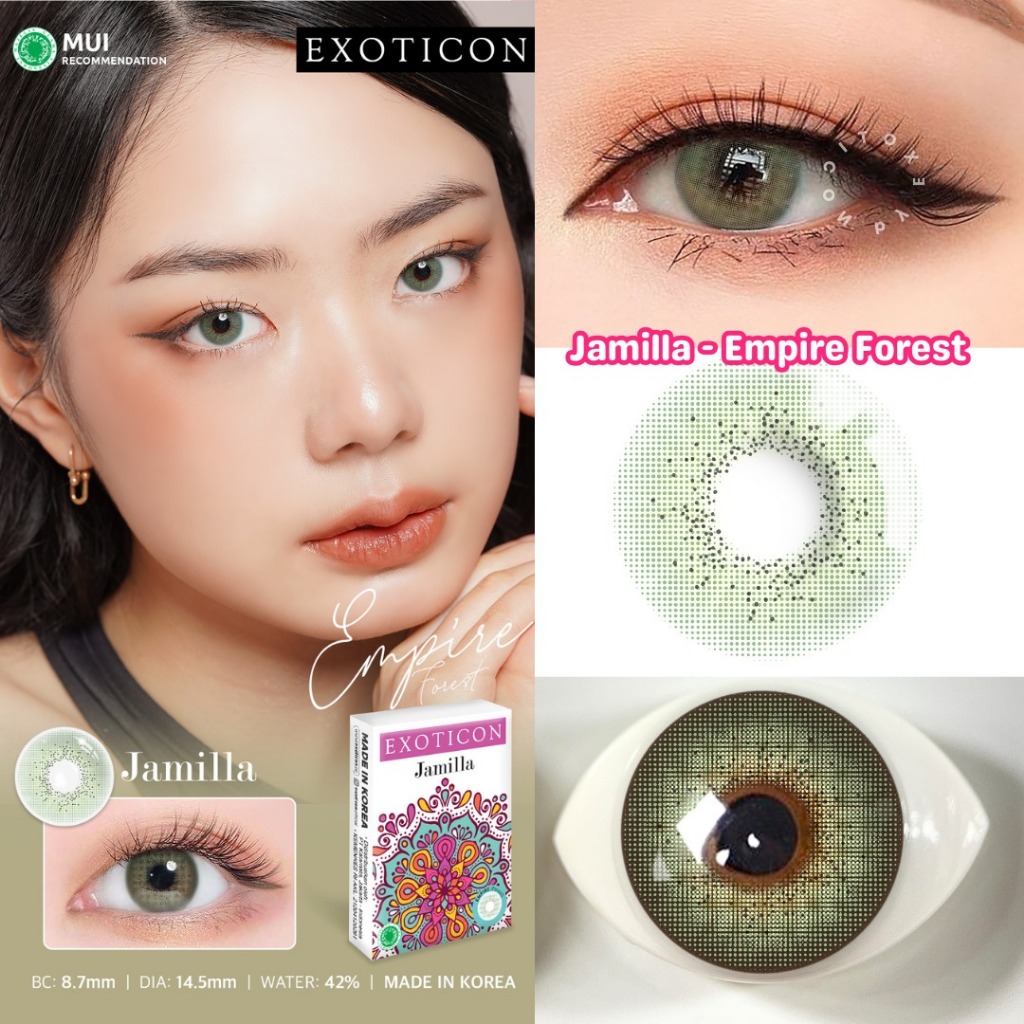 Softlens Jamilla Empire Forest by Exoticon Diameter 14,5mm - Soflen Soplen Softlen