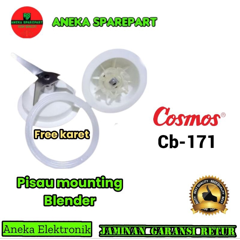 mounting pisau blender cosmos cb-171 original,4 mata pisau