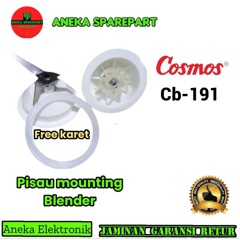 mounting pisau blender cosmos cb-191 original,4 mata pisau