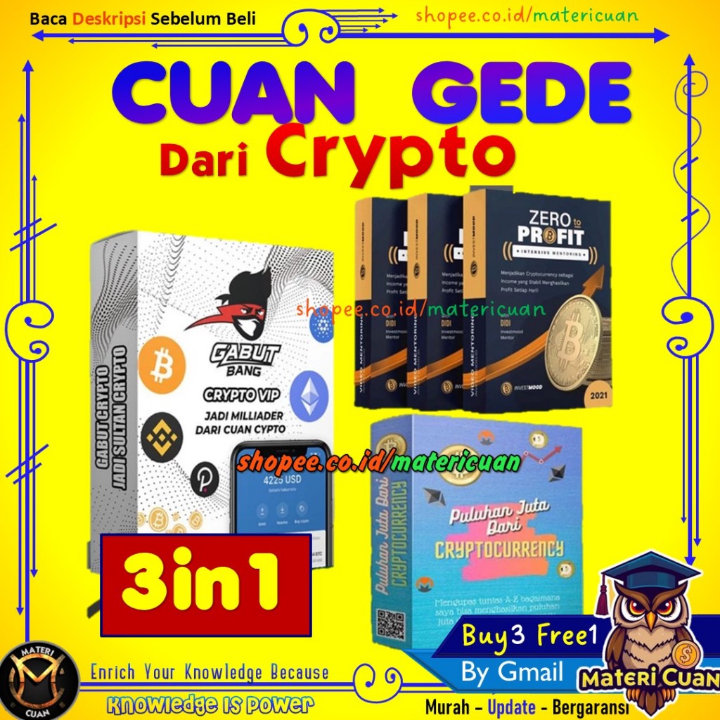 Gabut Crpyto VIP - ZERO To Profit - Panduan Puluhan Juta dr Crypto Cara Pilih Koin Crypto Potensial