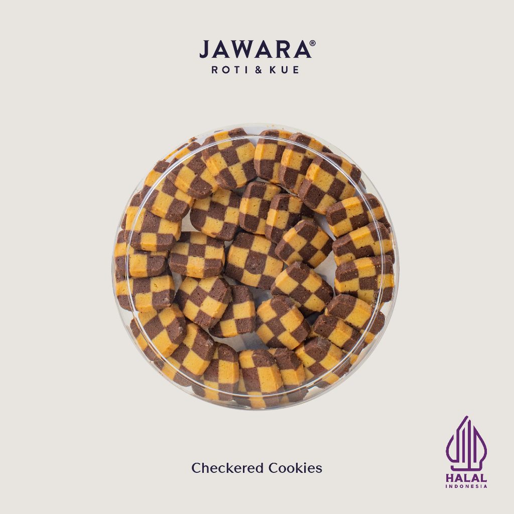 

Checkered Cookies - Hampers Kue Kering Parcel Halal Jawara Roti&Kue