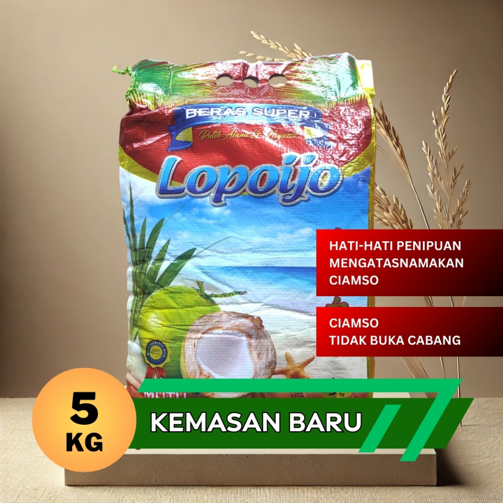 

Beras Premium Lopoijo 5 Kg Isi 1sak