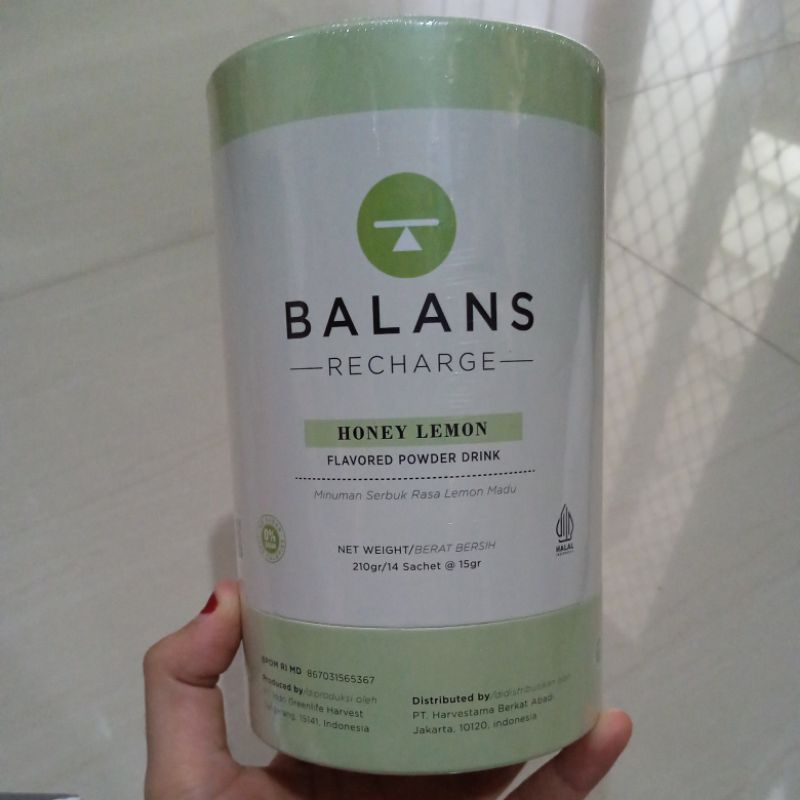 

BALANS Recharge Honey Lemon flavored powder drink 14 sachet