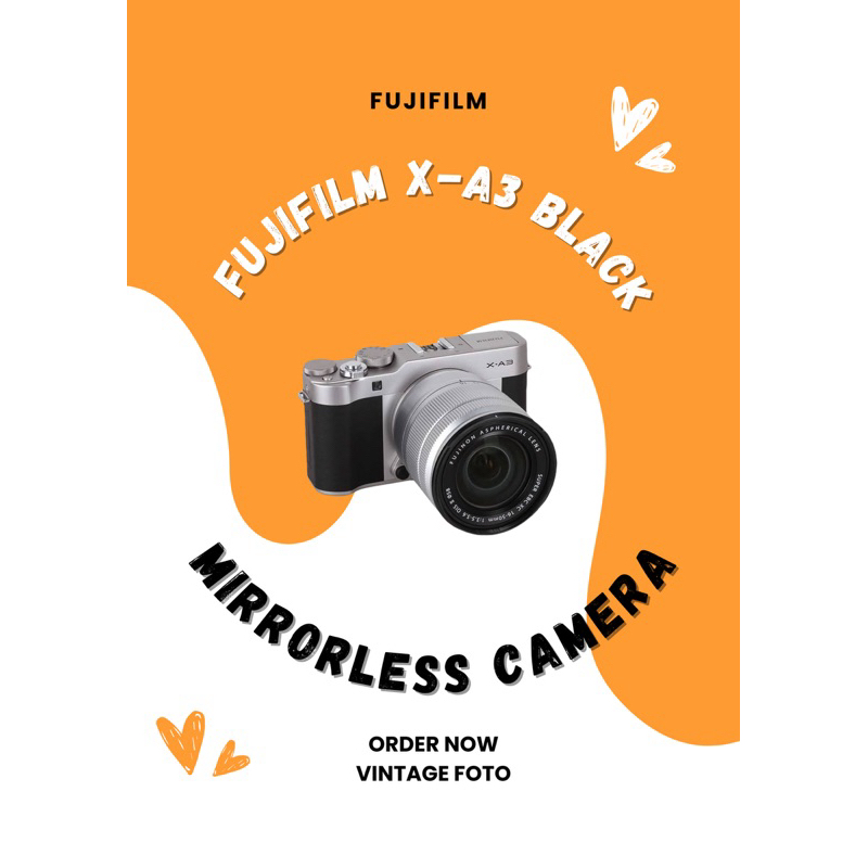 FUJIFILM X-A3 KIT 15-45MM | KAMERA MIRRORLESS FUJIFILM XA3