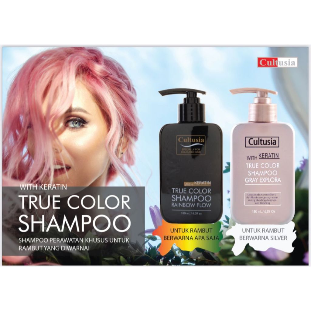 Shampoo Cultusia True Color Cultusia True Colour Penguat Warna Semir Rambut Pewarna Rambut Afiliator