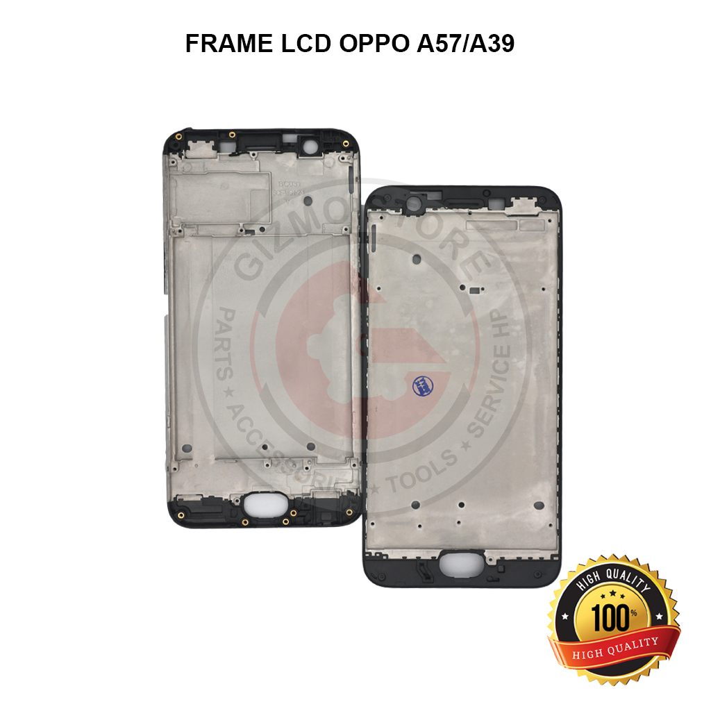 FRAME LCD OPPO A57/A39 BLACK