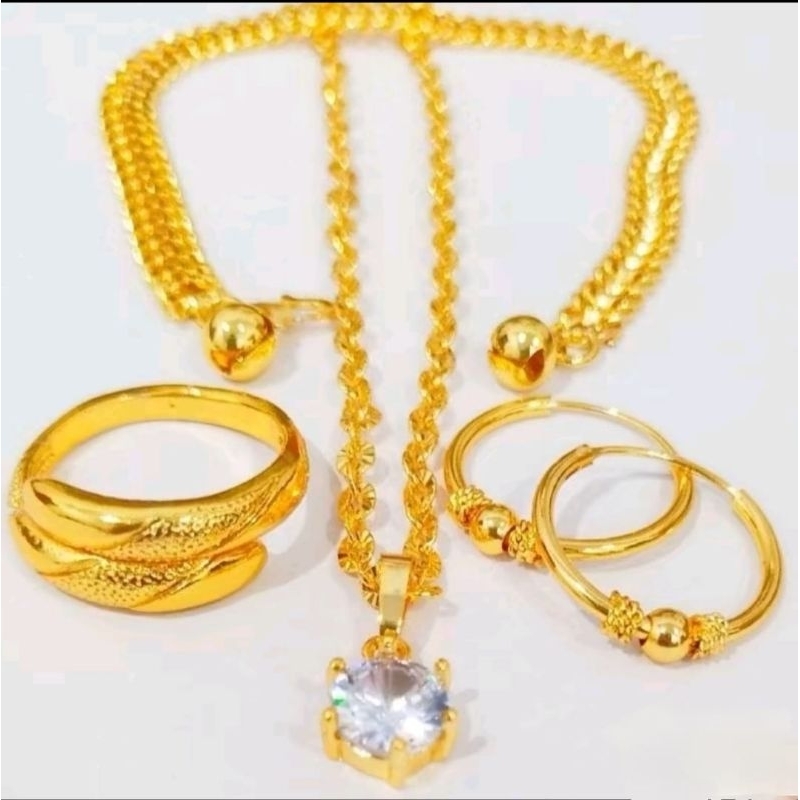 SET PERHIASAN DEWA LENGKAP BAHAN TITANIUM ASLI