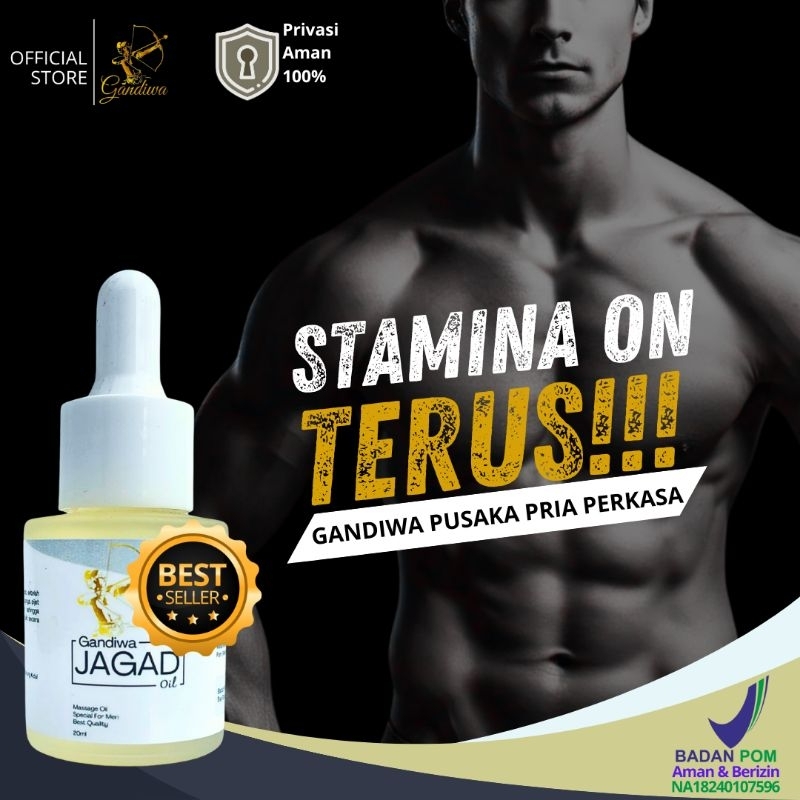 Ampuh - Terlaris Gandiwa Jagad Oil Obat Oles Herbal Pembesar Alat Vital Pria Terbaik Permanen Bpom