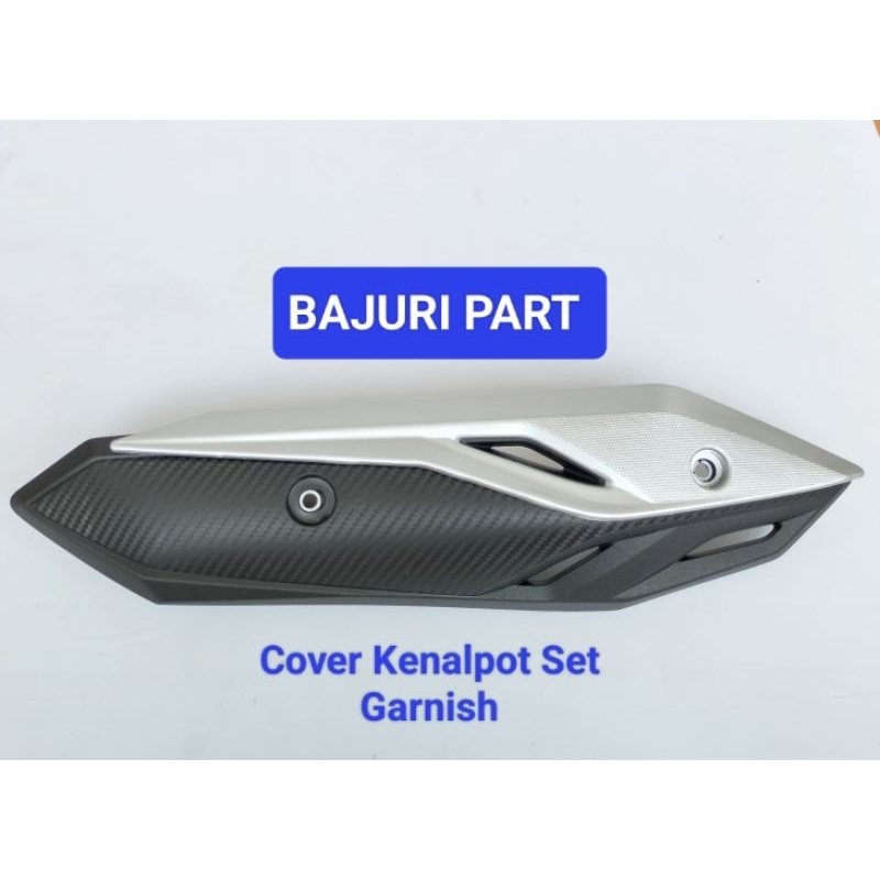 Cover Tutup Tameng Knalpot Set Garnish Garnis Tameng Knalpot Beat K1A 2020-Sekarang Original