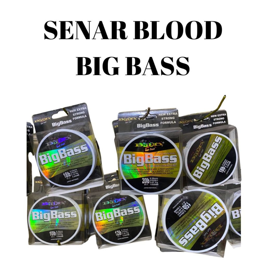 SENAR BLOOD BIG BASS - SENAR PANCING